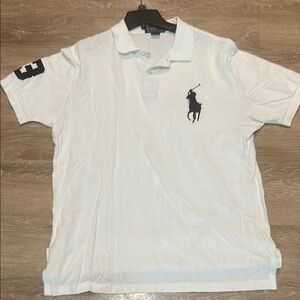 Polo by Ralph Lauren Classic White Polo with Black Logo